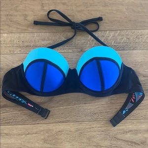 Color Block Bikini Top